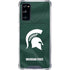 Michigan State University Green Jersey Galaxy S20 FE Clear Case
